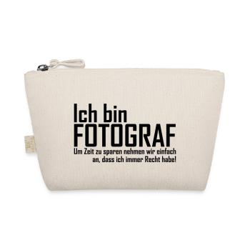 Fotograf Sprüche - Bio-Täschchen - Natur - Vorne