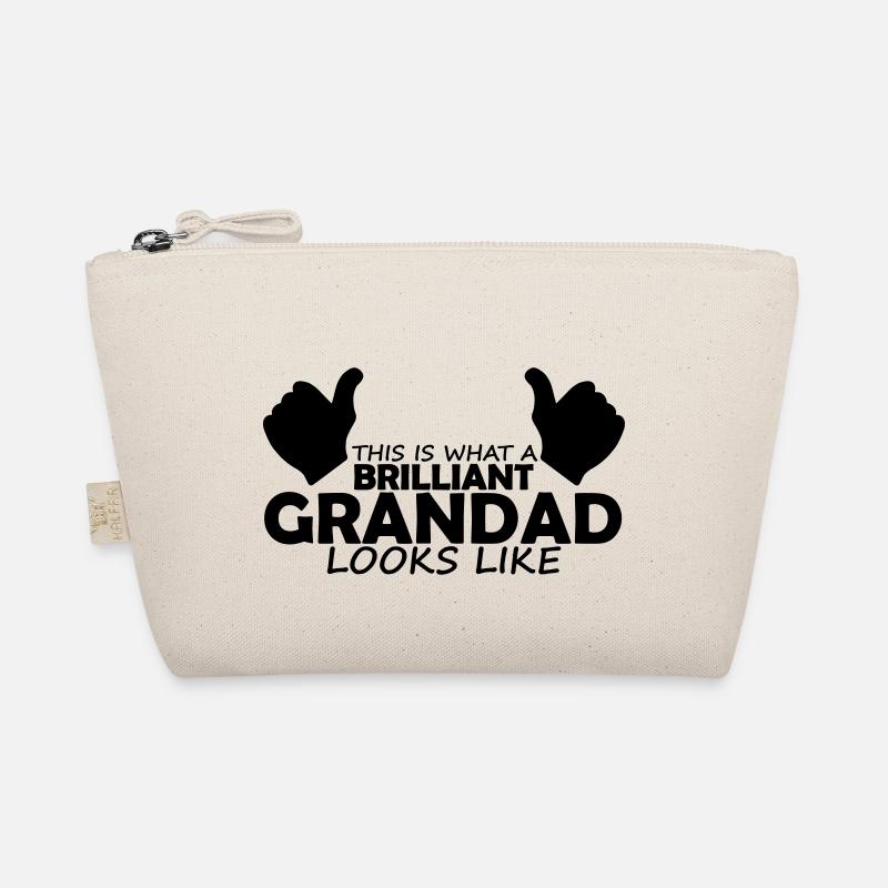 brilliant grandad - Organic Pouch - nature