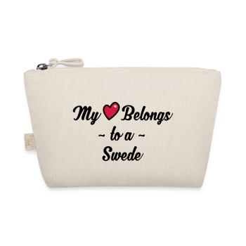 swede my heart belongs to - Organic Pouch - nature - Front
