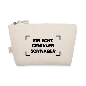 Schwager / Ehe / Geburt / Bruder / Baby - Bio-Täschchen - Natur - Vorne