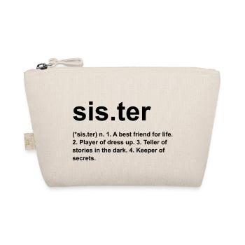sister - Bio-Täschchen - Natur - Vorne