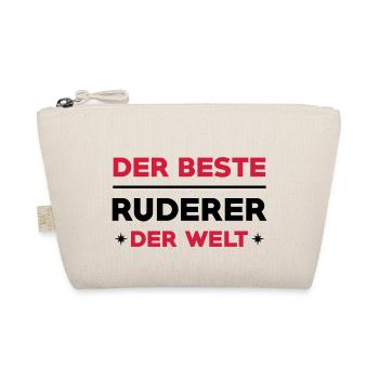 Rudern / Ruderer / Ruderin / Rudergerät / Boot - Bio-Täschchen - Natur - Vorne