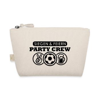Fußball Party Crew - Bio-Täschchen - Natur - Vorne