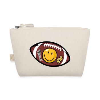 Smiley American Football - Trousse biologique - nature - Devant