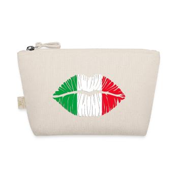Kuss Italien - Bio-Täschchen - Natur - Vorne