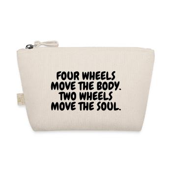 Biker Motorbike Motorrad Moto Motard Speed Sport - Organic Pouch - nature - Front