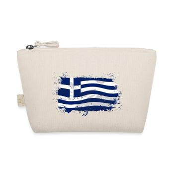 Greece Flag - Bio-Täschchen - Natur - Vorne