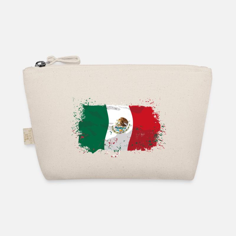 Mexico Flag - Bio-Täschchen - Natur