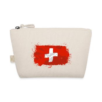 Swiss Flag - Bio-Täschchen - Natur - Vorne