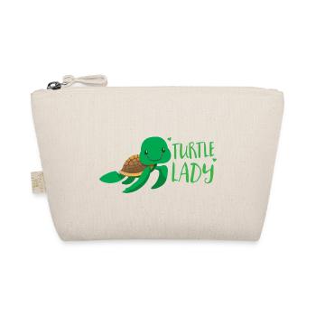 Turtle lady - Organic Pouch - nature - Front