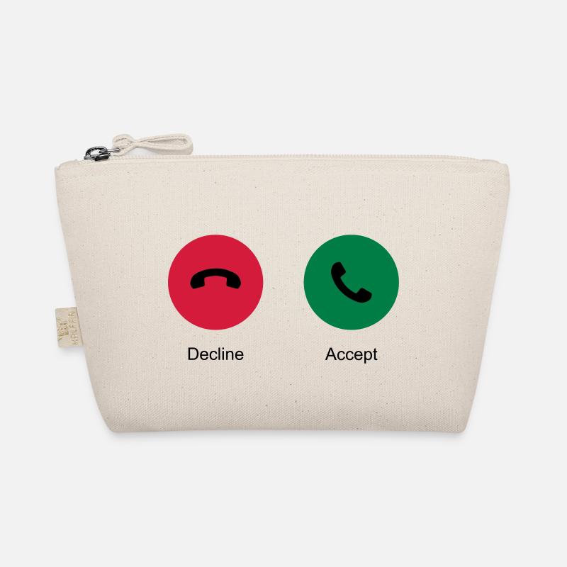 Decline Accept (Phone Call) Organic Pouch