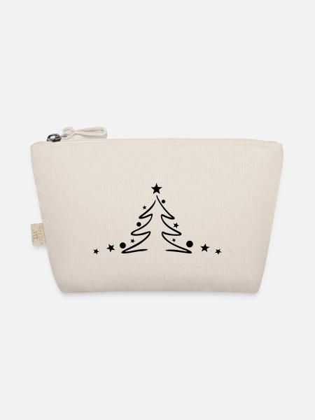 Weihnachten - Baum Kugeln - Bio-Täschchen - Natur