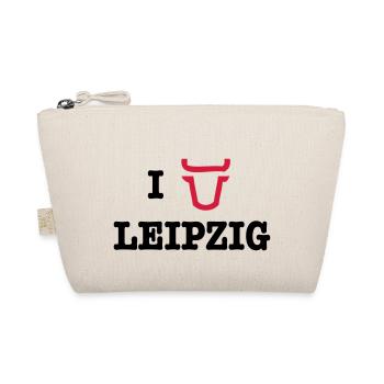 I Love Leipzig - Bio-Täschchen - Natur - Vorne