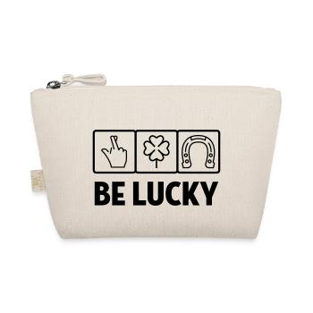 Luck - Lucky - Glück - Chance - Chanceux - Organic Pouch - nature - Front