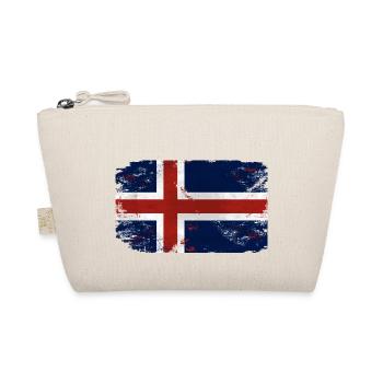 Iceland Flag - Bio-Täschchen - Natur - Vorne