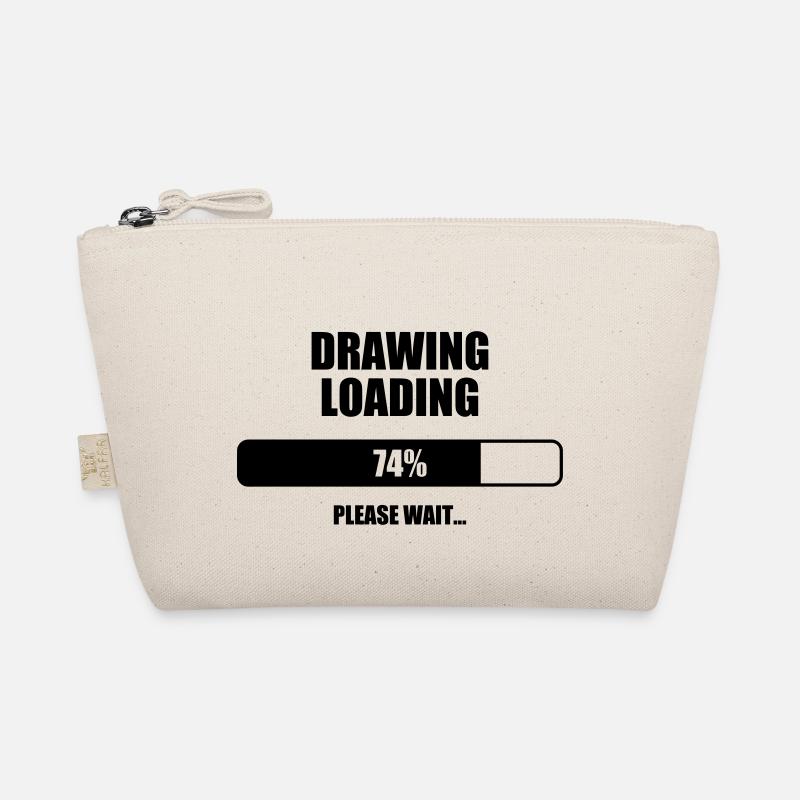 Zeichnung / Zeichner / Drawing / Drawer - Bio-Täschchen - Natur