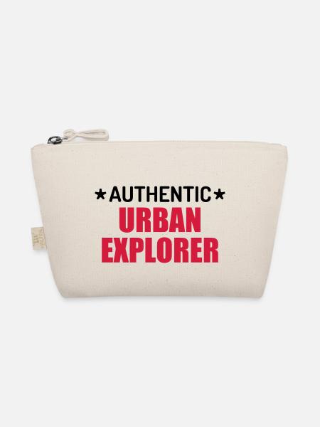 Urbex / Urban Exploration / Explorer / Cataphile - Organic Pouch - nature - Front