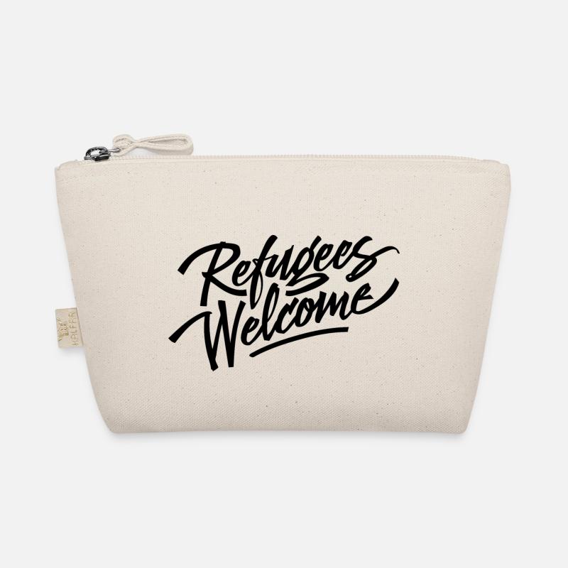 Refugees Welcome - Create safe havens! Organic Pouch