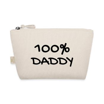 Dad Daddy Papa Vati Vater Father's Day Baby - Organic Pouch - nature - Front