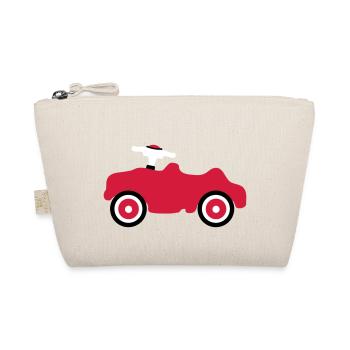 toy car kids fun roll toddler baby - Organic Pouch - nature - Front