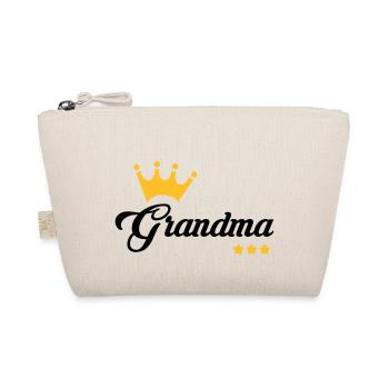 Grandma Oma Großmütter Mamy Mamie Grand-Mère - Organic Pouch - nature - Front