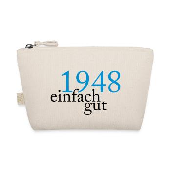 Jahrgang 1948 geboren - Bio-Täschchen - Natur - Vorne