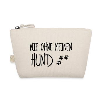 nie ohne meinen hund - Bio-Täschchen - Natur - Vorne