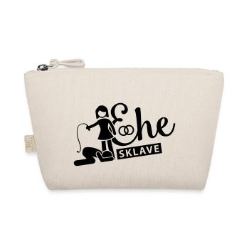 ehe sklave design - Bio-Täschchen - Natur - Vorne