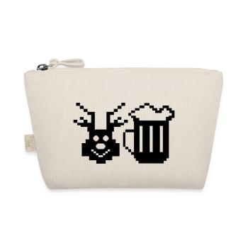 beer deer pixel - Bio-Täschchen - Natur - Vorne