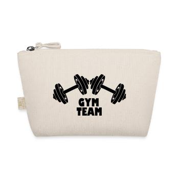 hantel_gym_team_001 - Bio-Täschchen - Natur - Vorne