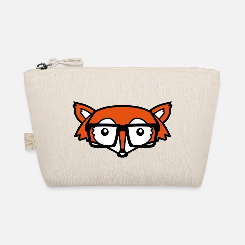 Geek fox head Organic Pouch
