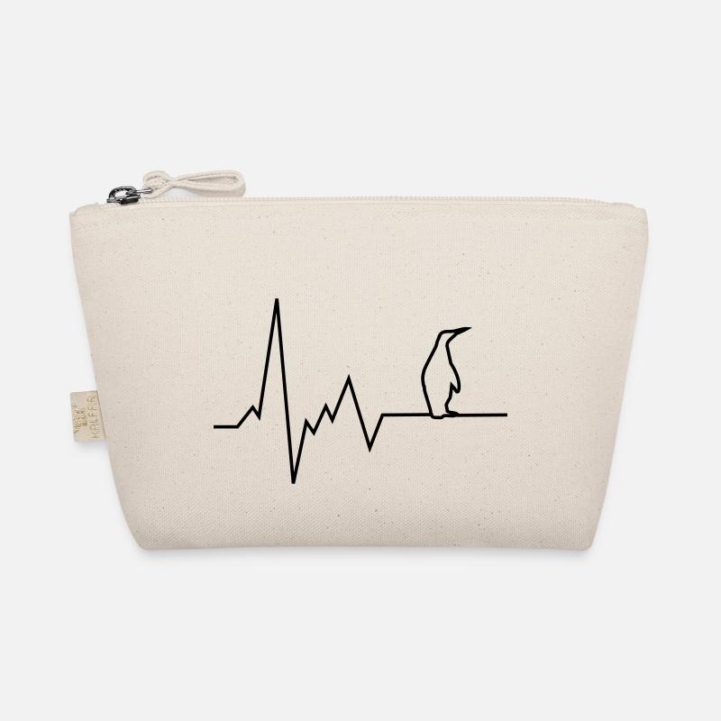 herzschlag pinguin Bio-Täschchen