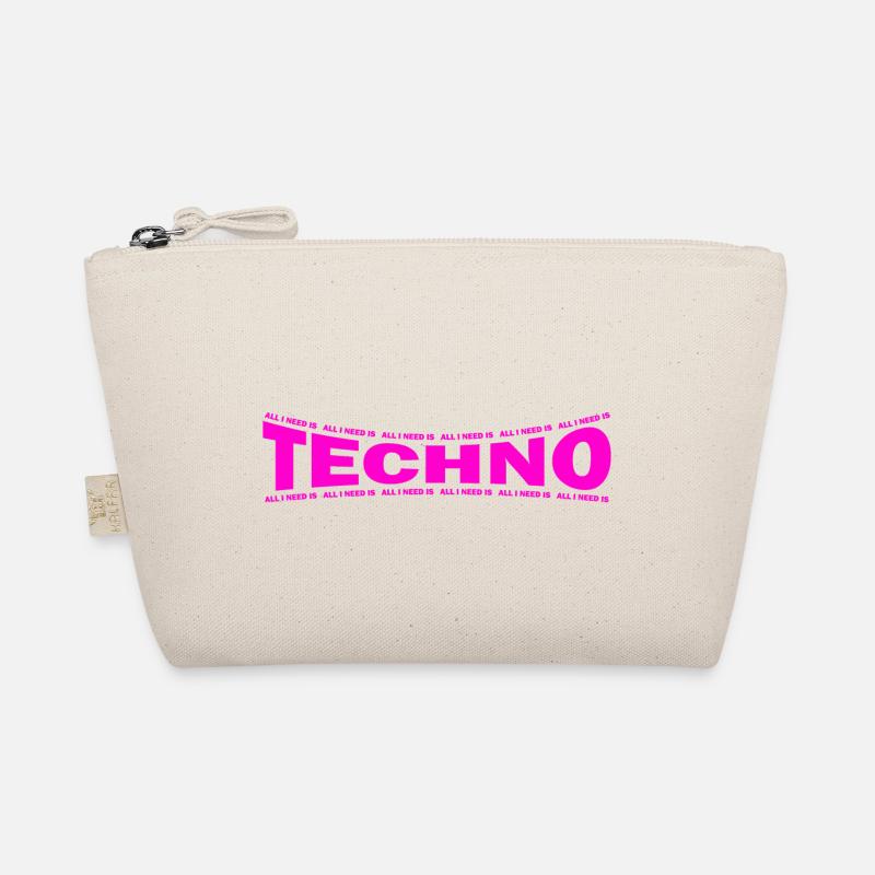LOVE TECHNO GESCHENK goa pbm bpm Bio-Täschchen
