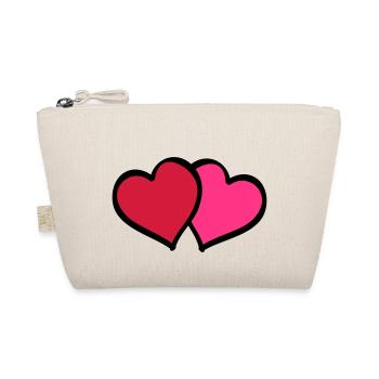hearts comic - Bio-Täschchen - Natur - Vorne
