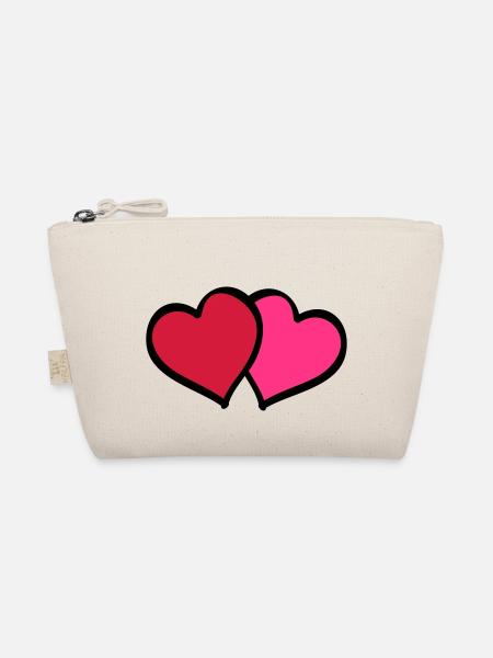 hearts comic - Bio-Täschchen - Natur