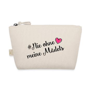 nie ohne meine maedels herz - Bio-Täschchen - Natur - Vorne