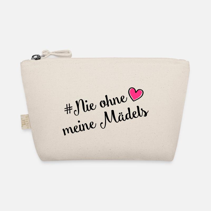 nie ohne meine maedels herz - Bio-Täschchen - Natur