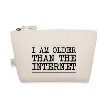 I Am Older Than The Internet - Organic Pouch - nature - Front