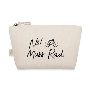 nö muss rad - Bio-Täschchen - Natur - Vorne