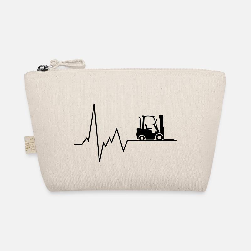 herzschlag stapler Bio-Täschchen