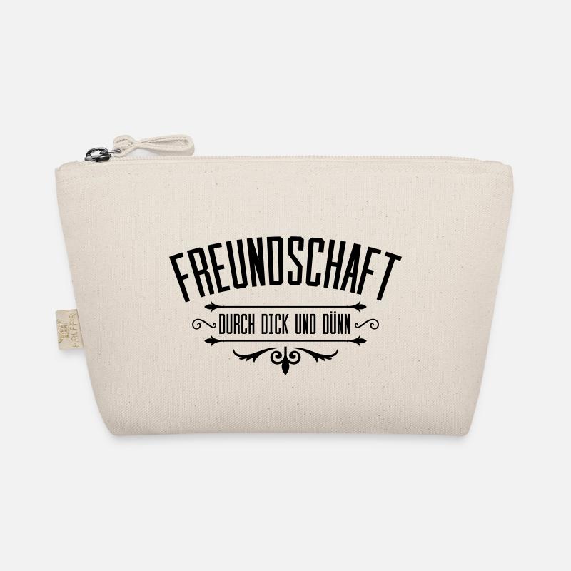 freundschaft durch dick und duenn Bio-Täschchen