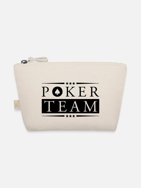 poker team - Bio-Täschchen - Natur