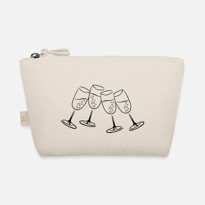 sekt glaeser anstossen Bio-Täschchen