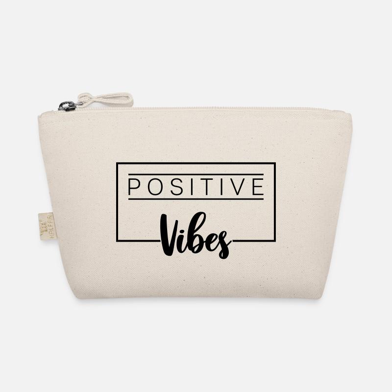 POSITIVE VIBES - Bio-Täschchen - Natur