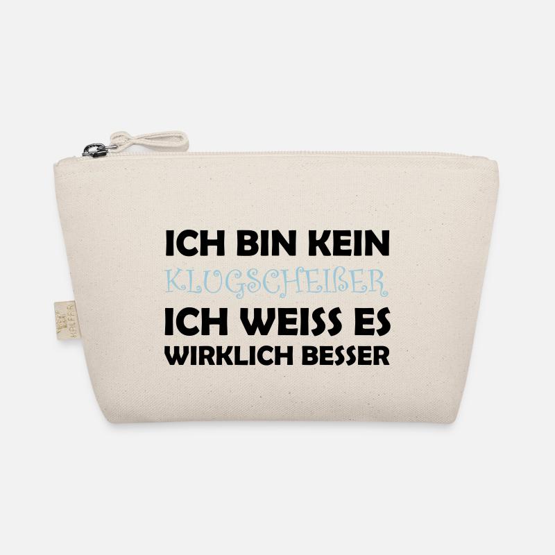 bin_kein_klugscheisser_02 Bio-Täschchen