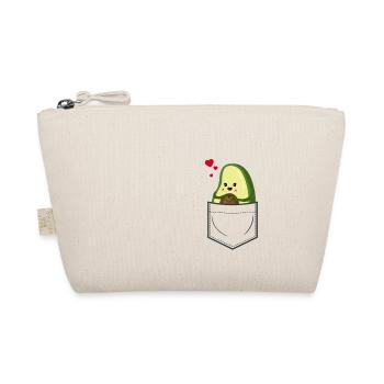 Avocado in Brusttasche - Bio-Täschchen - Natur - Vorne