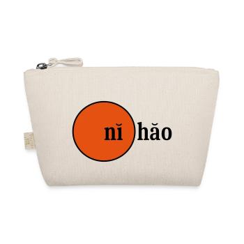 Ni Hao greeting china hello hello - Organic Pouch - nature - Front