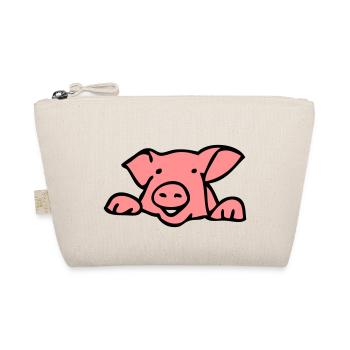 head pig - Organic Pouch - nature - Front