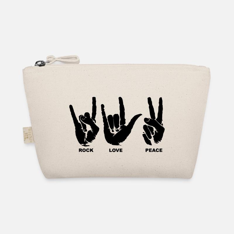 Rock Love Peace Bio-Täschchen