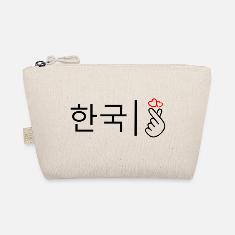 Corée - main + coeur - Trousse biologique - nature